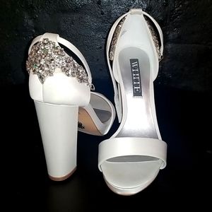 White by Vera Wang Heels